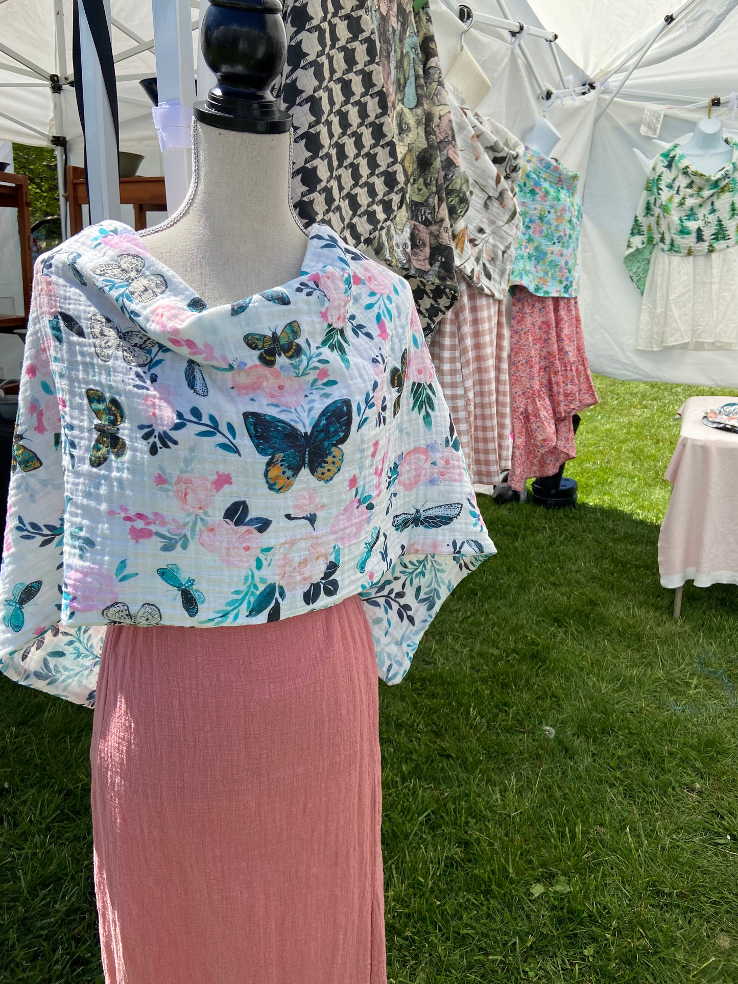 Butterfly Garden Snap Shawl
