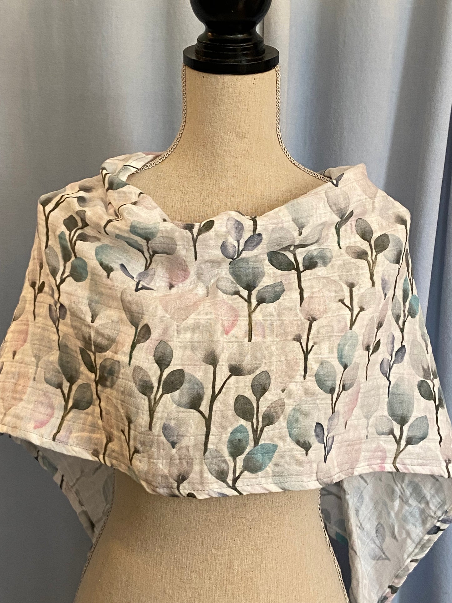 Eucalyptus Print Poncho