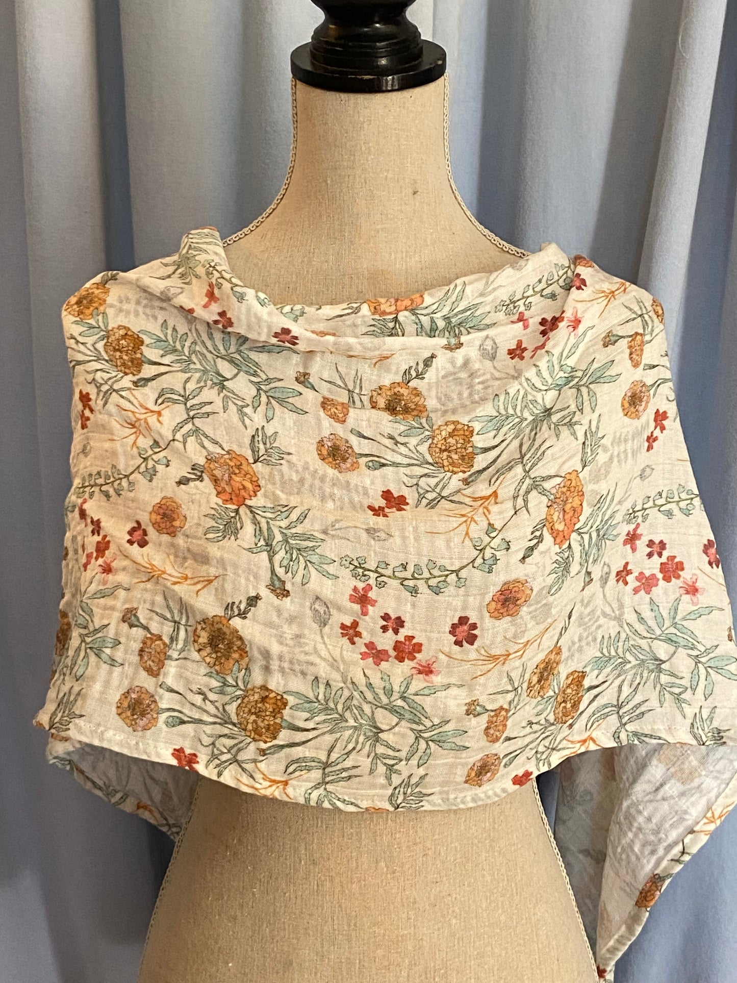 Yellow Marigold Poncho