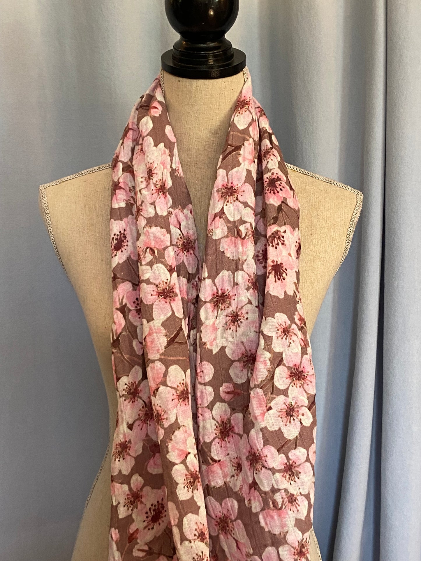 Pink Cherry Blossom Shawl