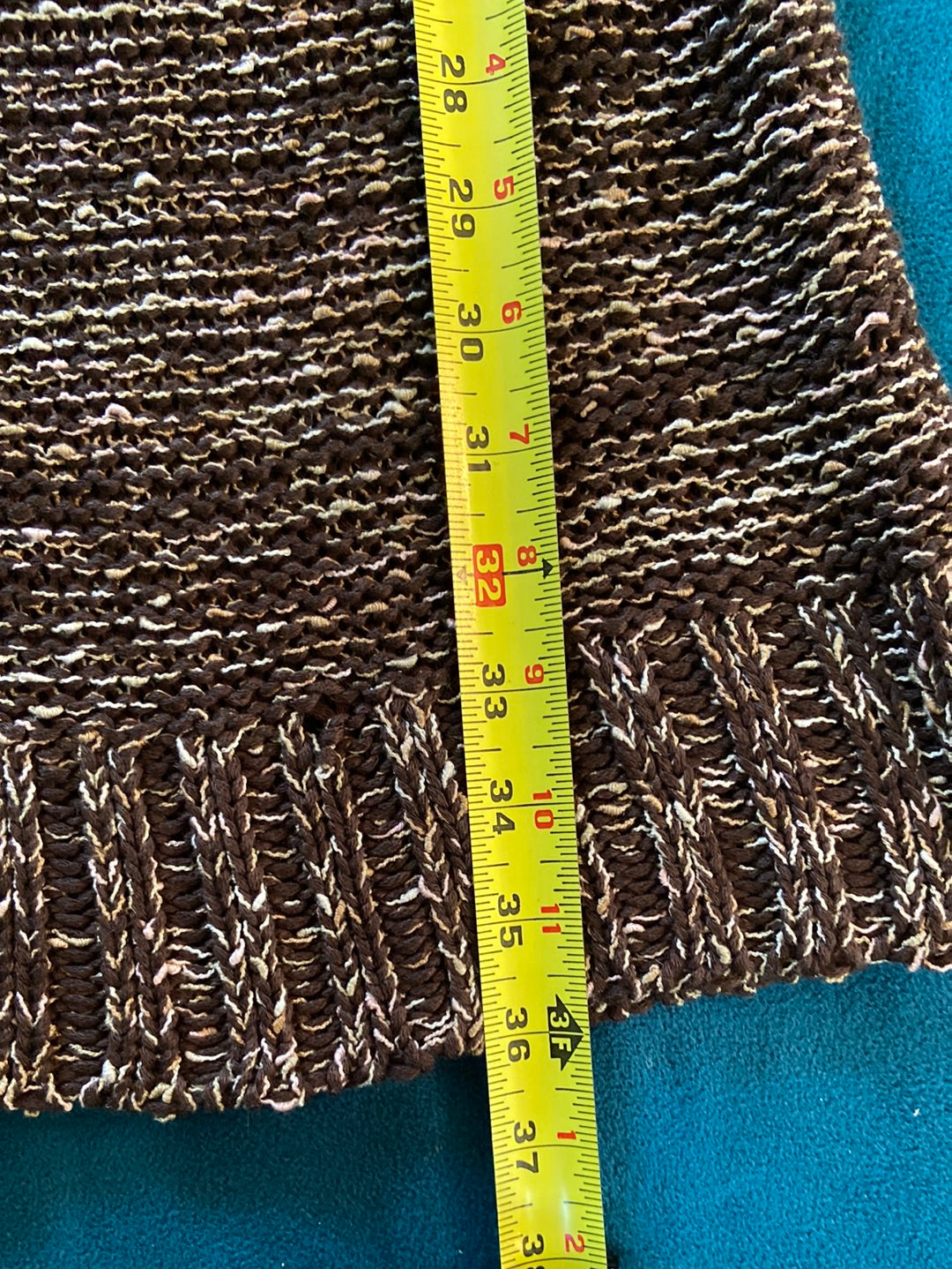BROWN SWEATER DRESS Vertigo Size M