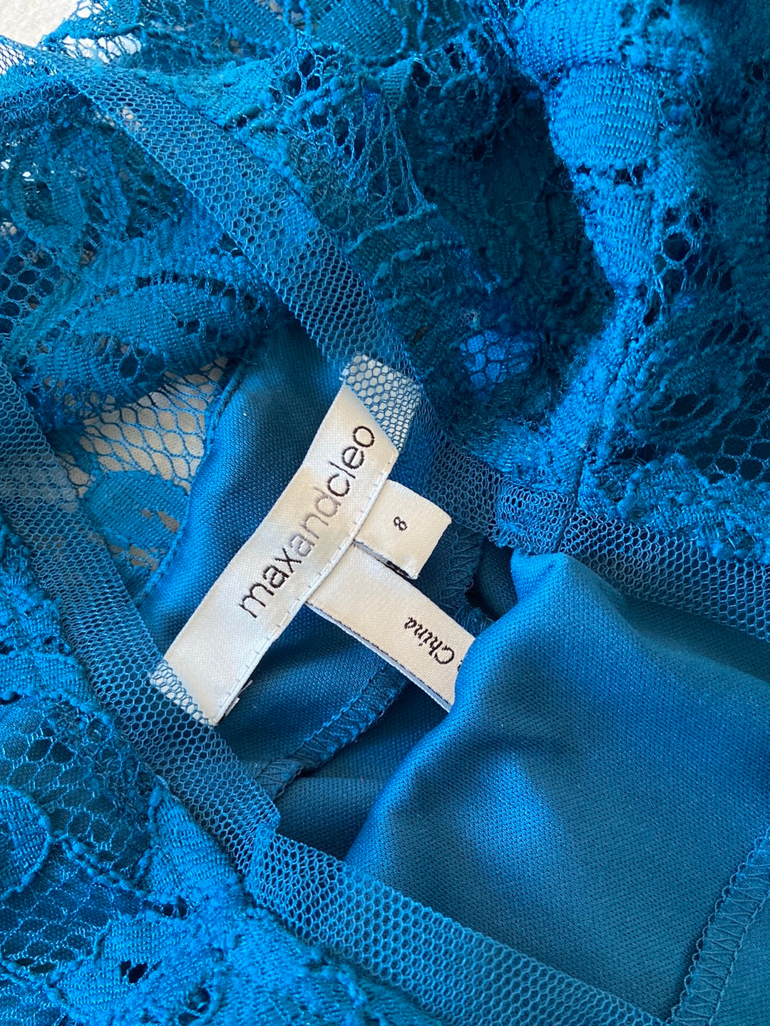 TEAL BLUE Max and Cleo Size 8