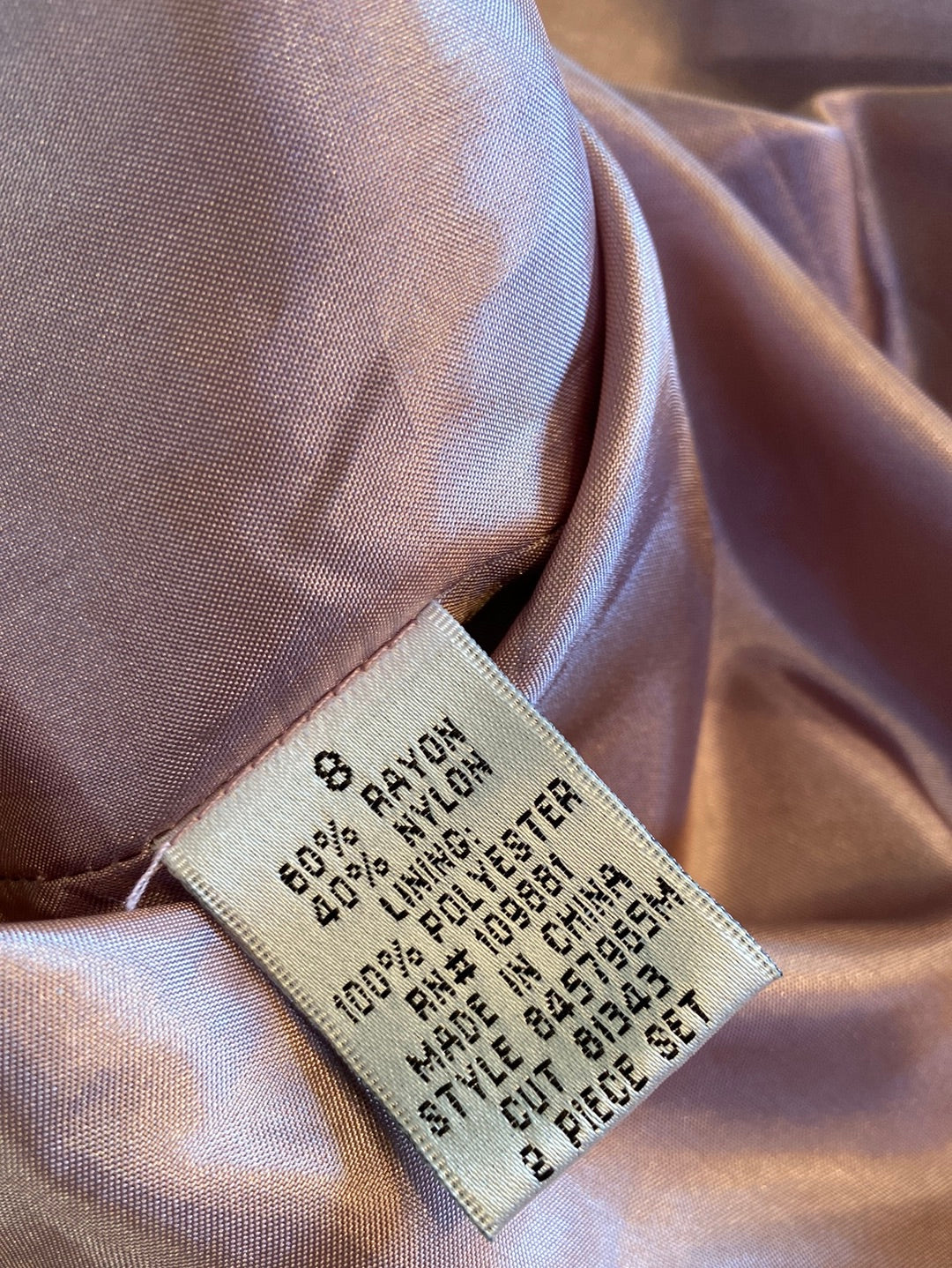 ROSE LACE Donna Ricco Size 8