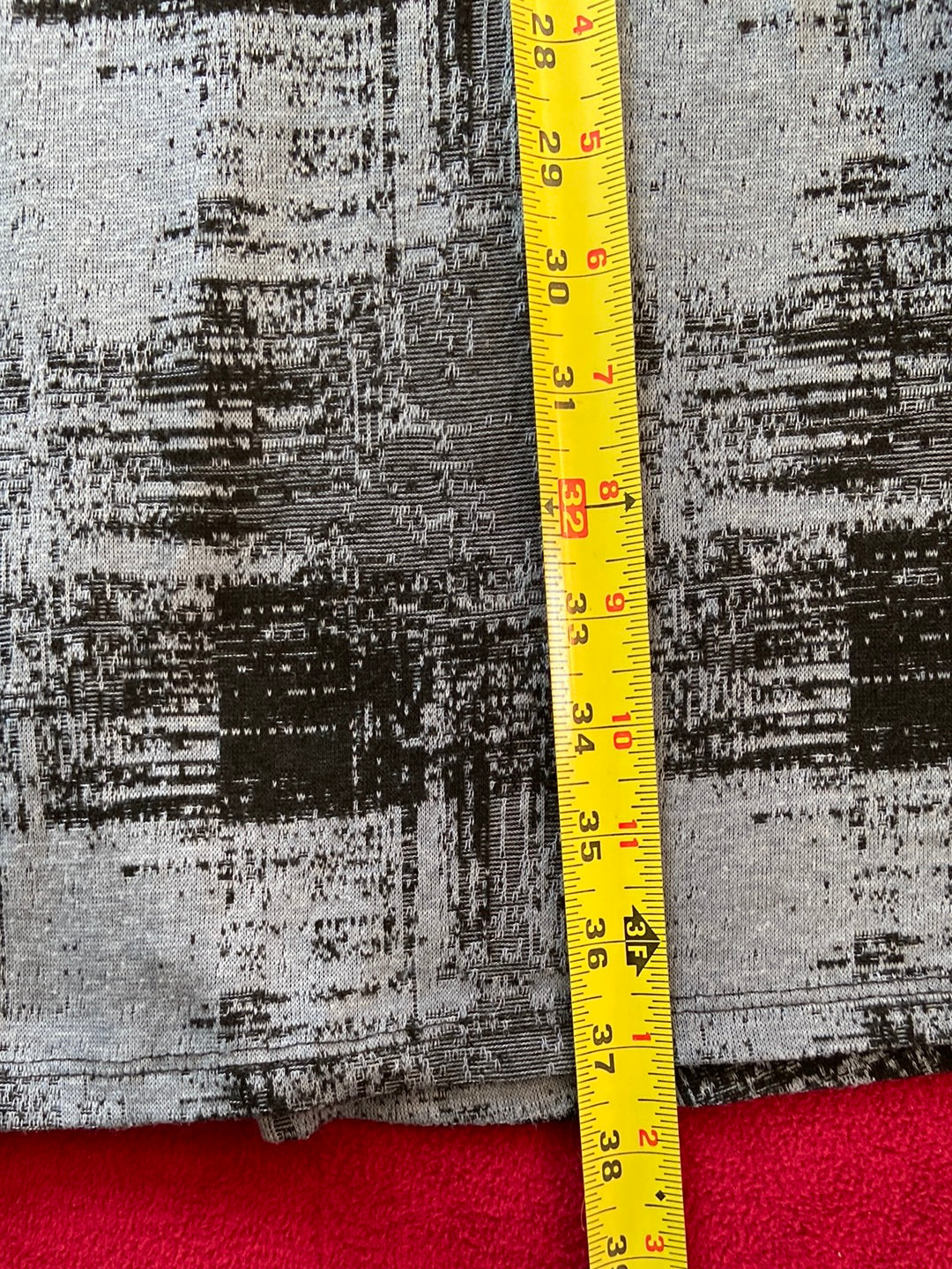 ABSTRACT GRAY Cut Loose Dress Size XS