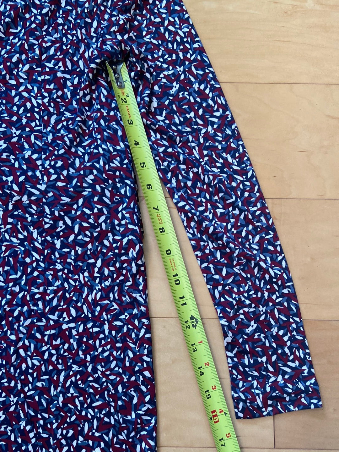 SILK NAVY PRINT Tory Burch Size M