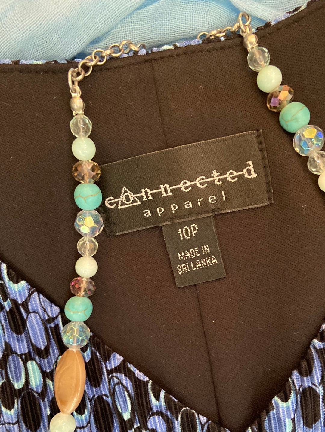 BLUE & BLACK Connected Apparel Size 10P