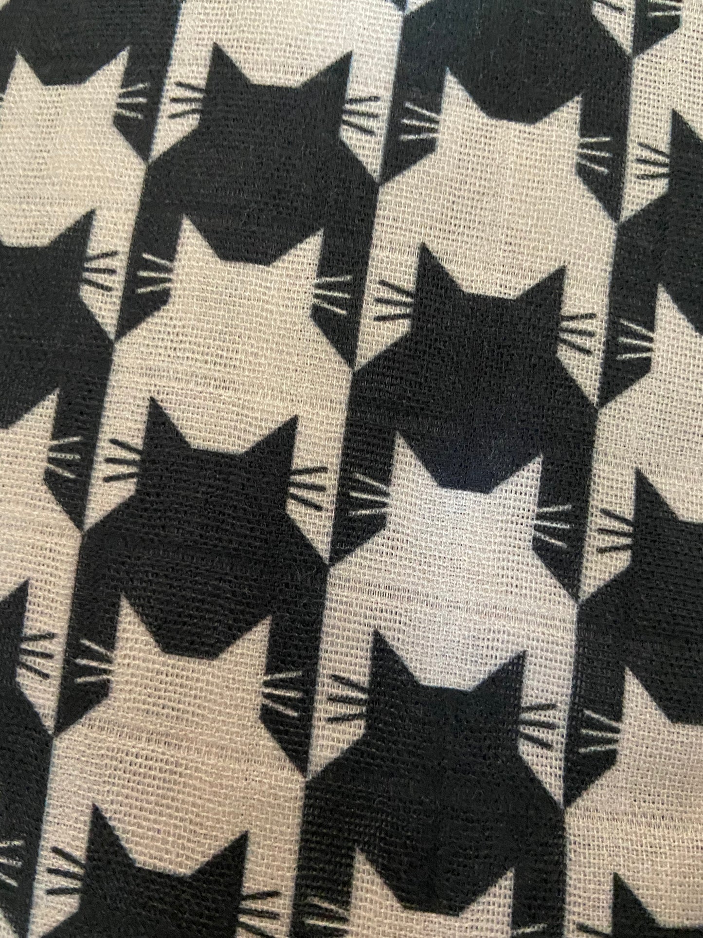 Cat Print Snap Shawl