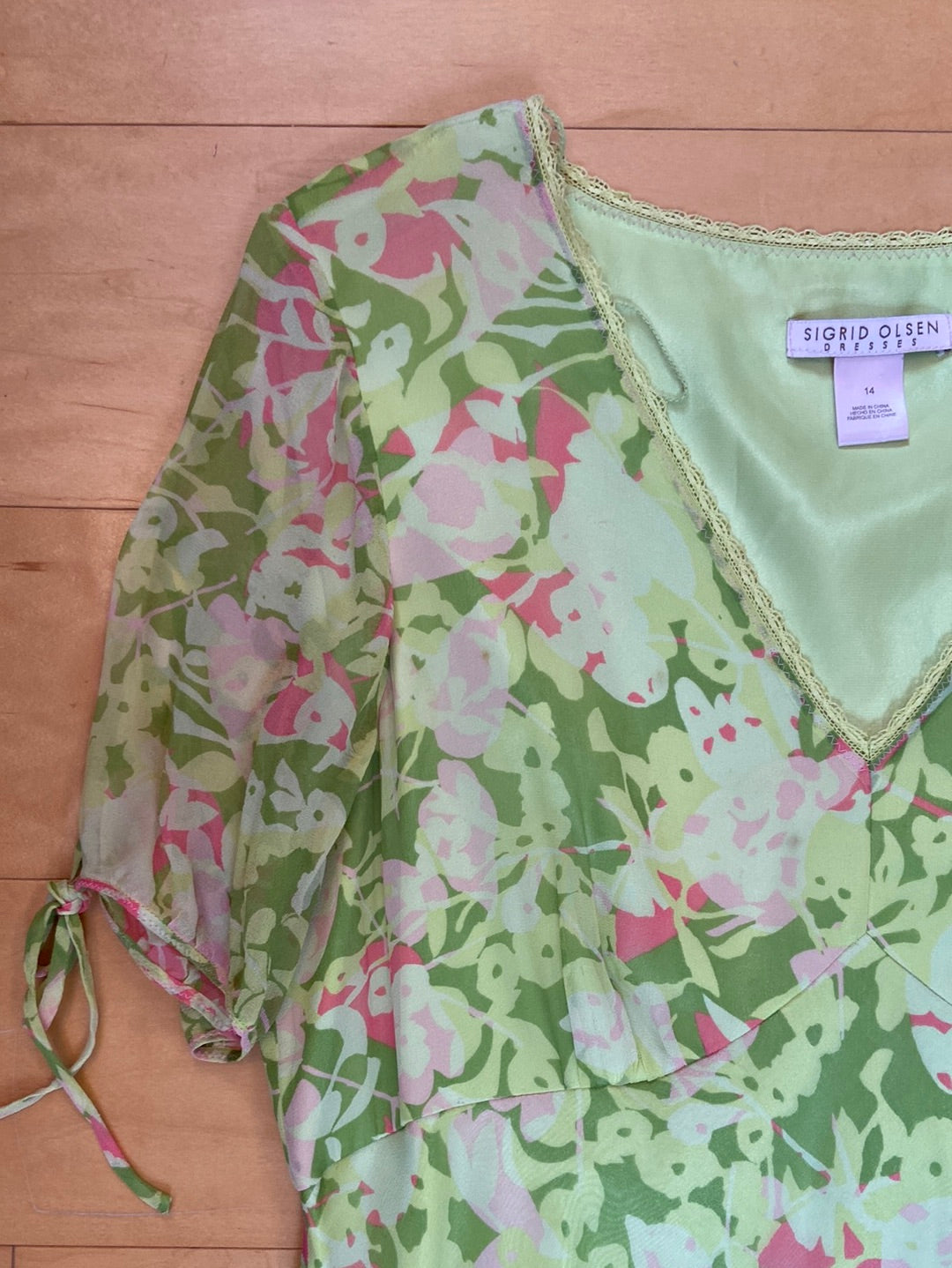 SUMMER FLORAL Sigrid Olsen Size 14