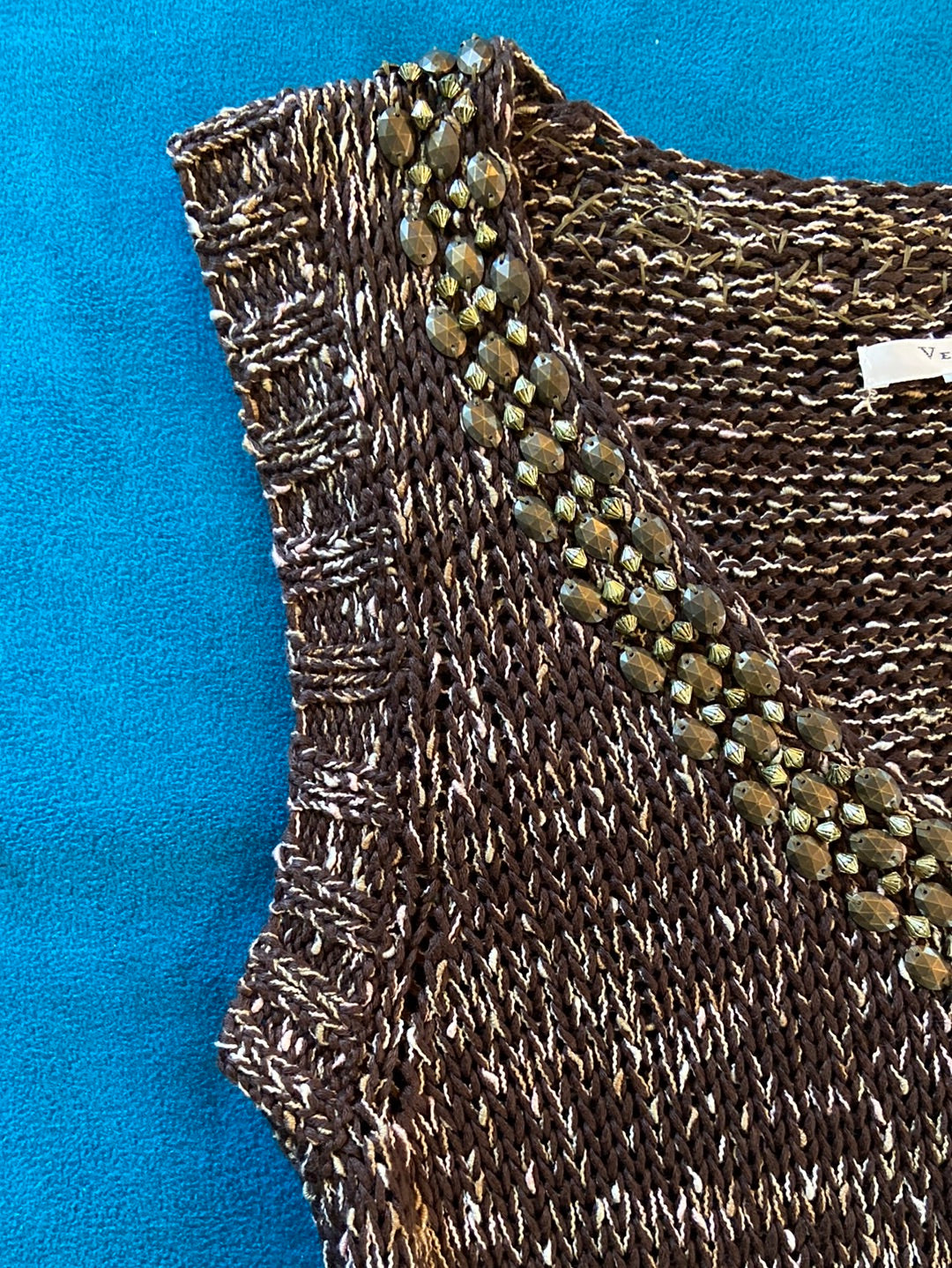BROWN SWEATER DRESS Vertigo Size M