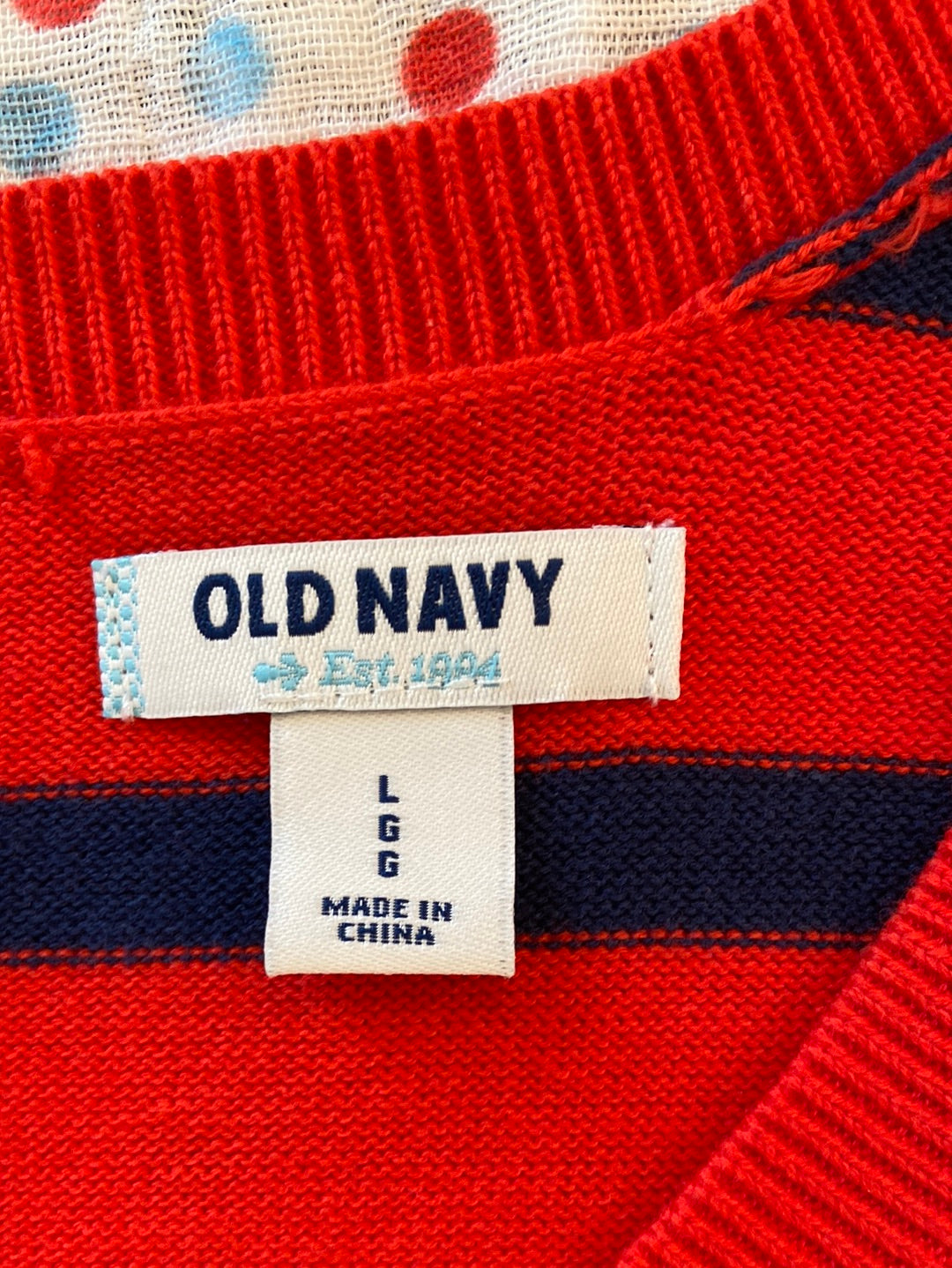 ORANGE Old Navy Size L