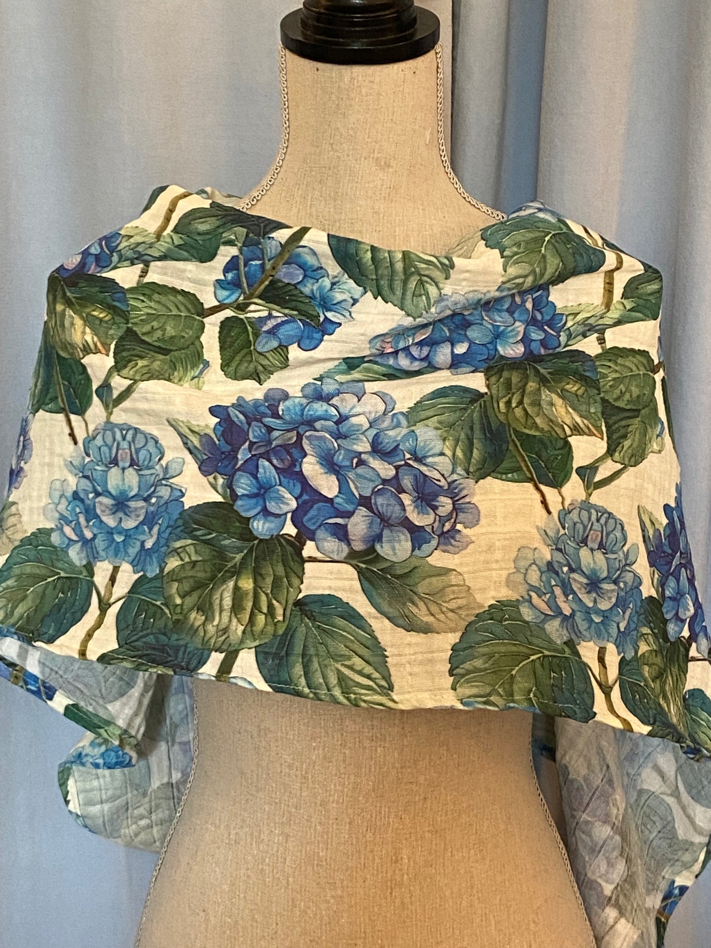 Royal Blue Hydrangea Poncho