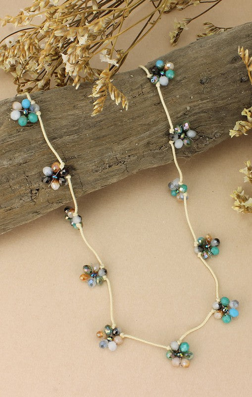 Delicate flower necklace