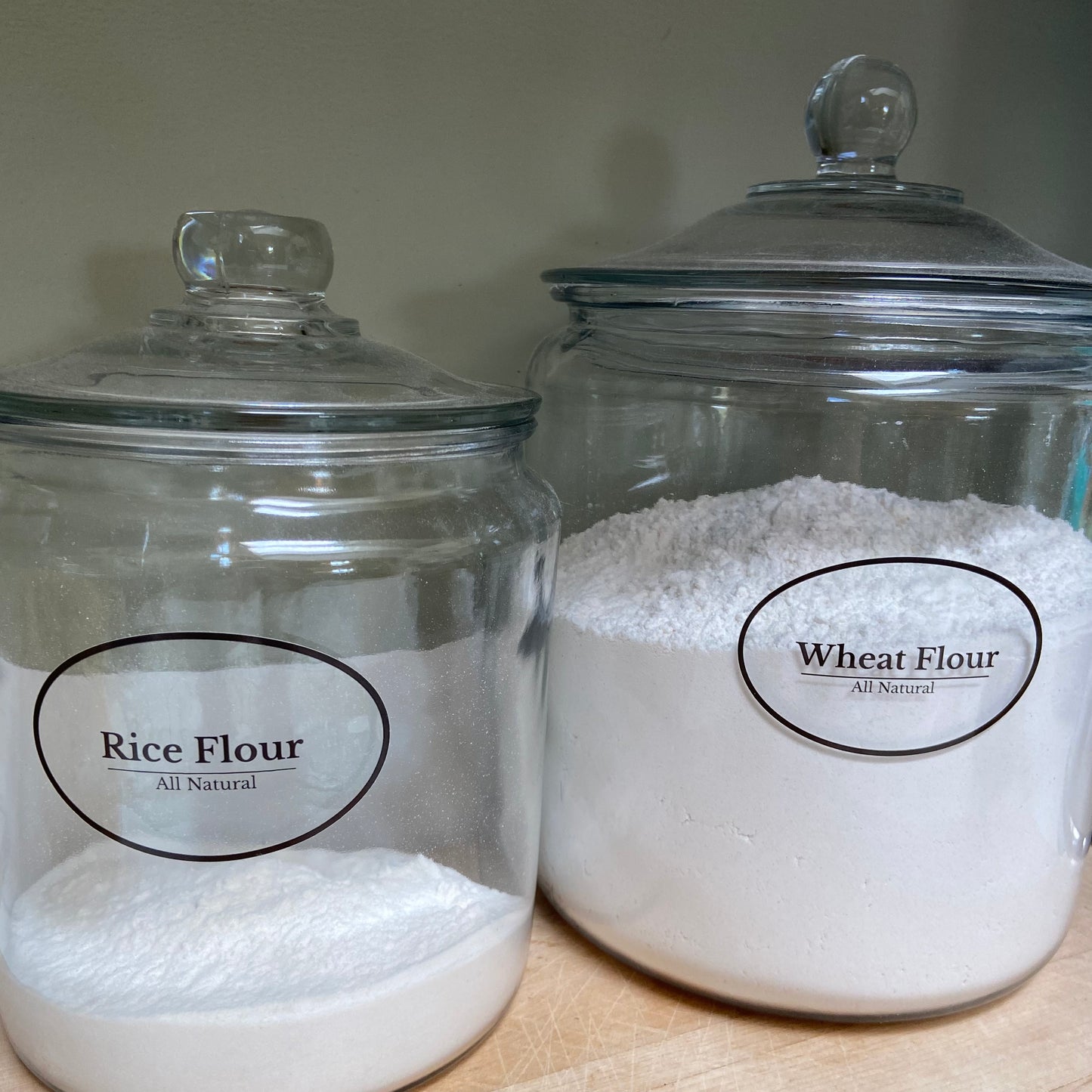 Clear Pantry Labels