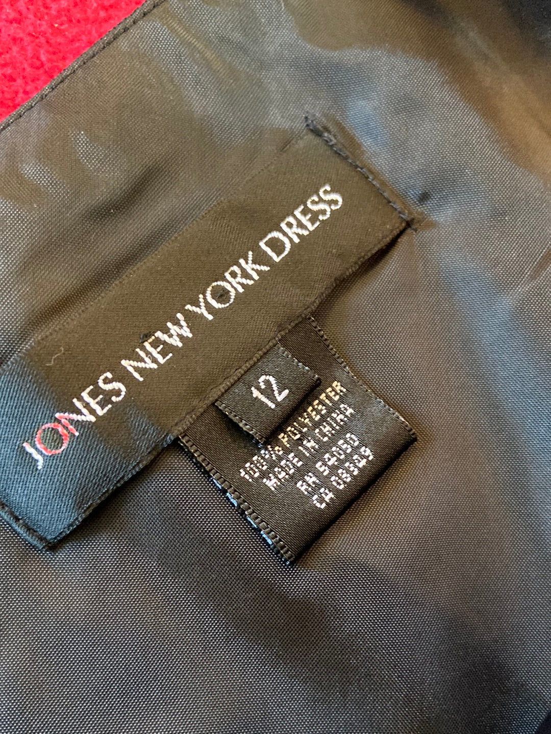 SLEEK BLACK Jones NY Dress Size 12