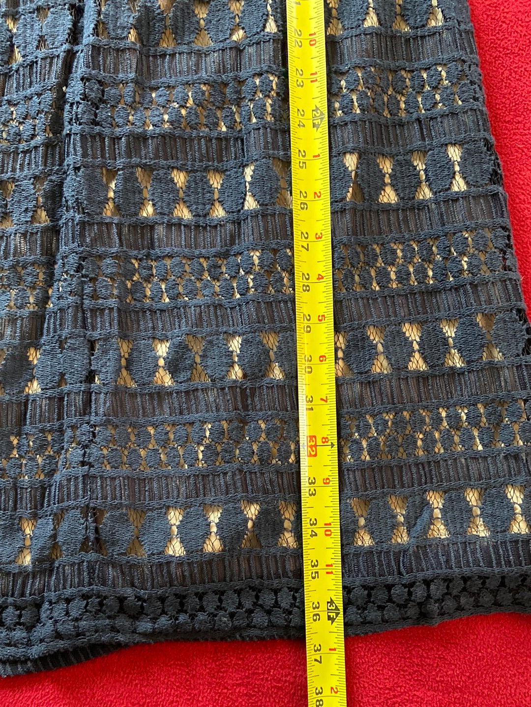 SWEET SHIFT Sharagano Navy Blue Dress Size 10