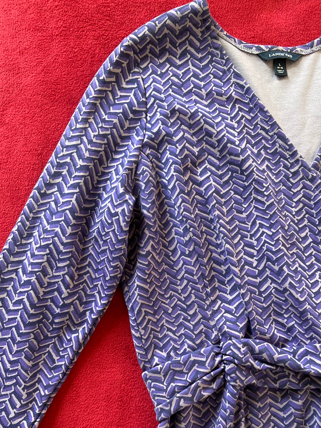 PURPLE WRAP Lands End Size L