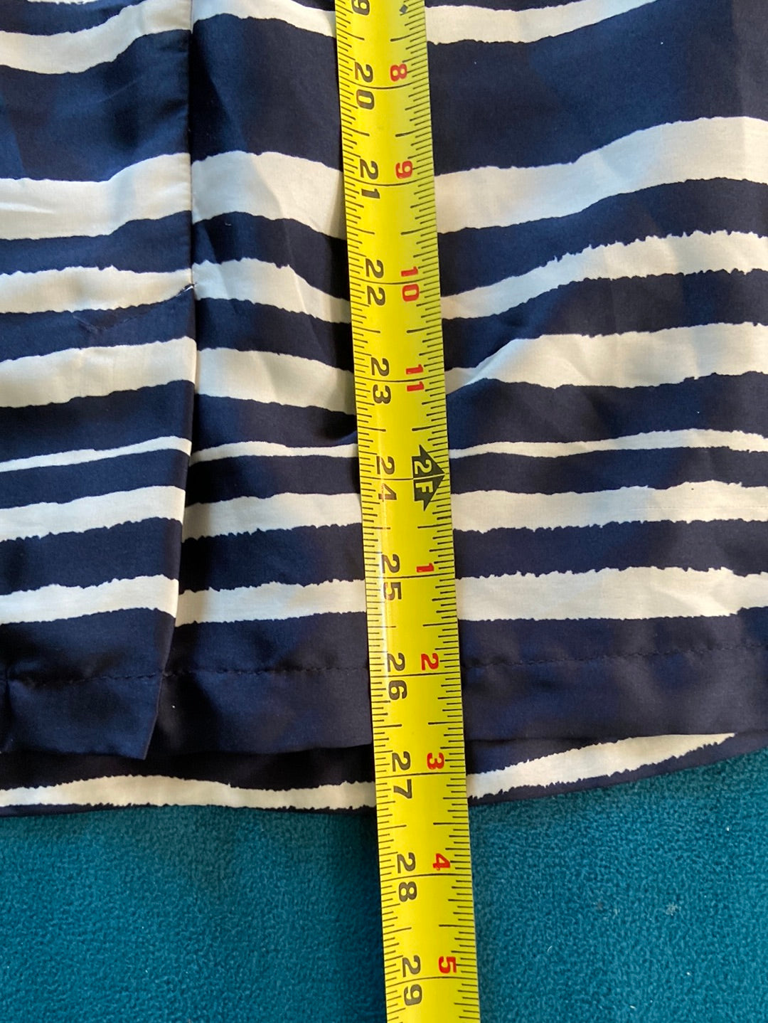 STRIPED STRAPLESS H & M Size 14