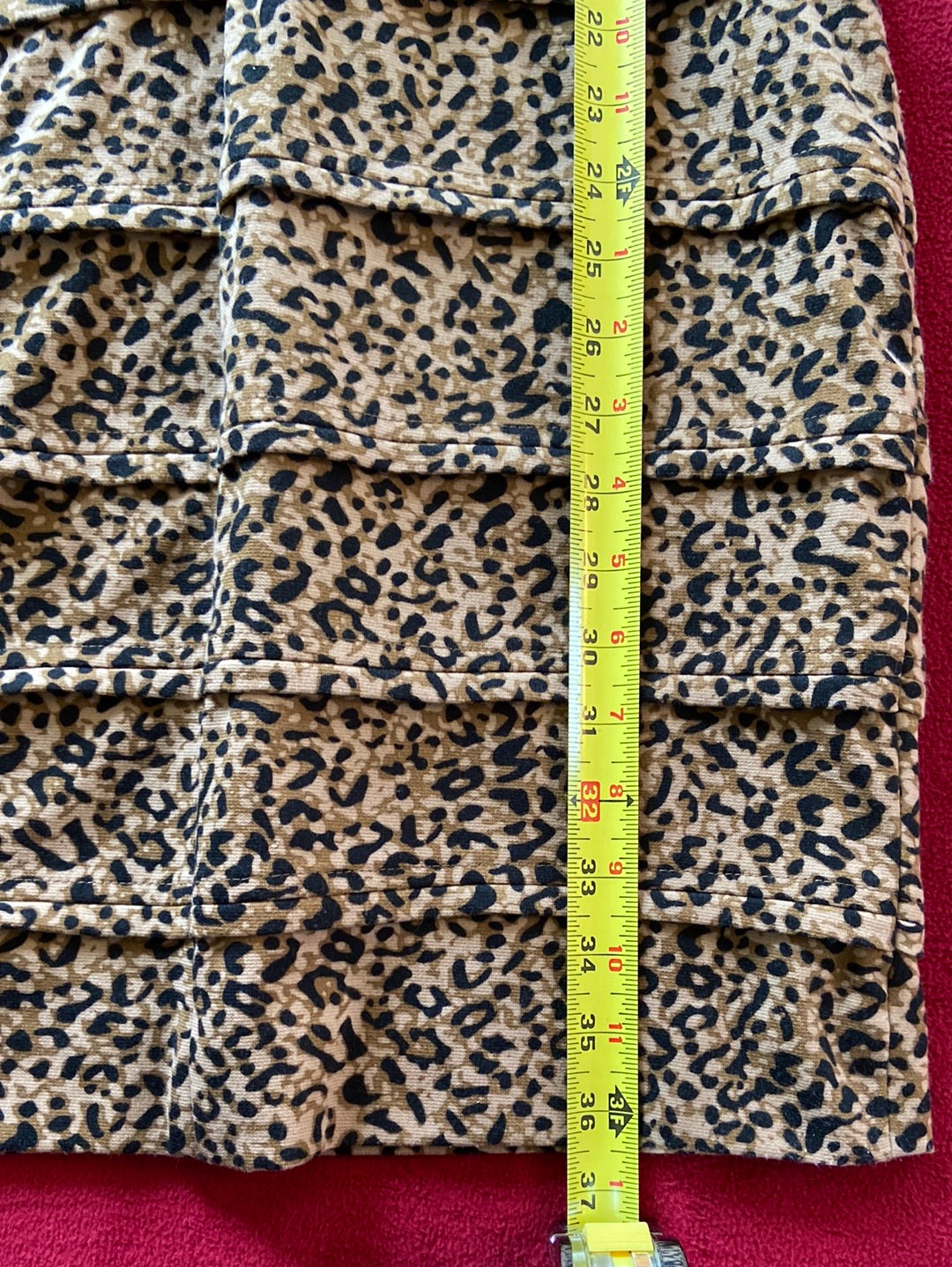 AWESOME ANIMAL PRINT Calvin Klein Brown Dress Size 8