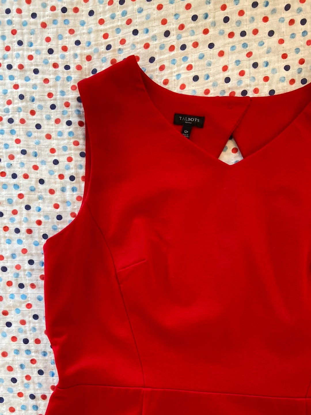 RAVISHING RED Talbots Size 12P