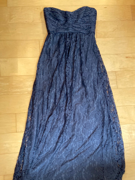 GRAY GOWN Amsale Size 12