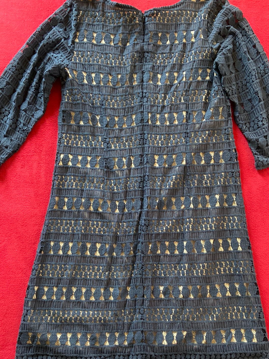 SWEET SHIFT Sharagano Navy Blue Dress Size 10