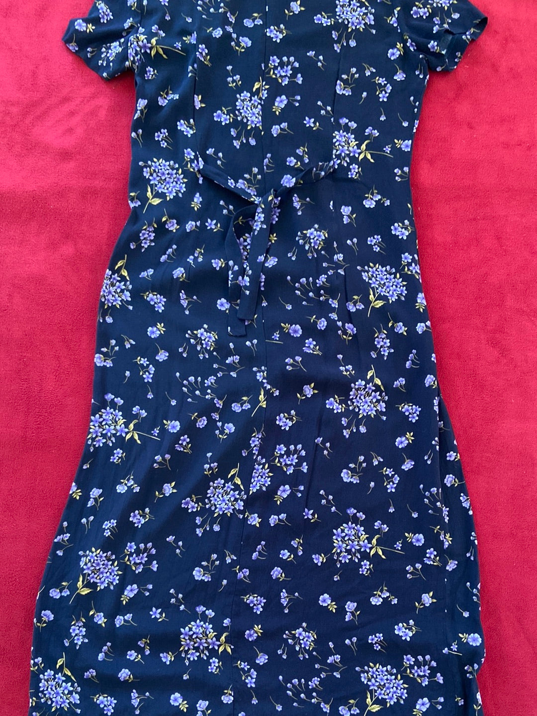 FLORAL FAVORITE T & Company Navy Dress Size 10